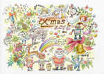 歡樂耶誕漫畫版 Merry Christmas_comics_Painted by Lai Ying-Tse