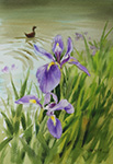 Irises_painted by Lai Ying-Tse